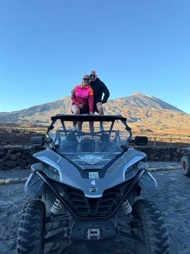 Buggy teide sunset