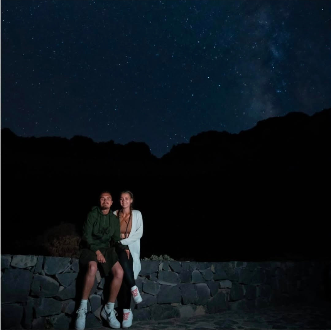 Sunset & star gazing with meal